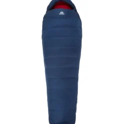 Slaapzakken < Mountain Equipment Helium 250 Regular Slaapzak Dames ME-006074 - zip left - medieval blue