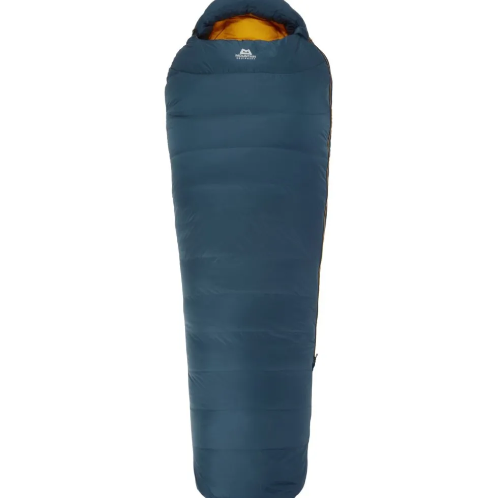 Mountain Equipment Helium 400 Long Slaapzak ME-006058 - zip left - majolica blue