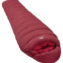 Mountain Equipment Olympus 450 Regular Slaapzak Dames ME-006082 - zip right - rhubarb