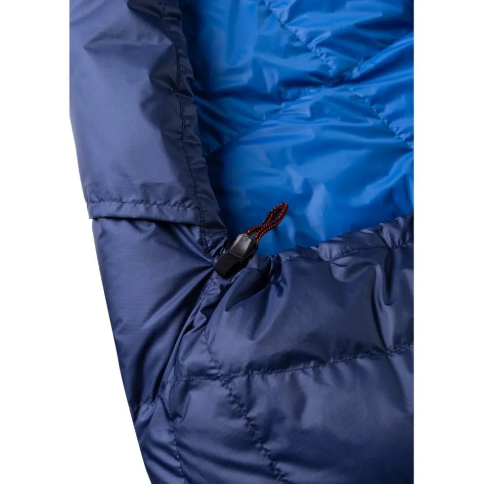 Mountain Equipment TransAlp Long Slaapzak ME-006129 - ritssluiting links - admiral blue