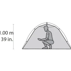 Tenten, Tarps & Hangmatten < MSR Hubba Hubba NX tent - green