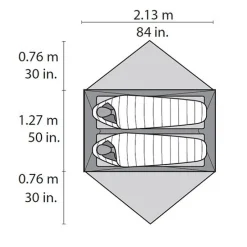 Tenten, Tarps & Hangmatten < MSR Hubba Hubba NX tent - green