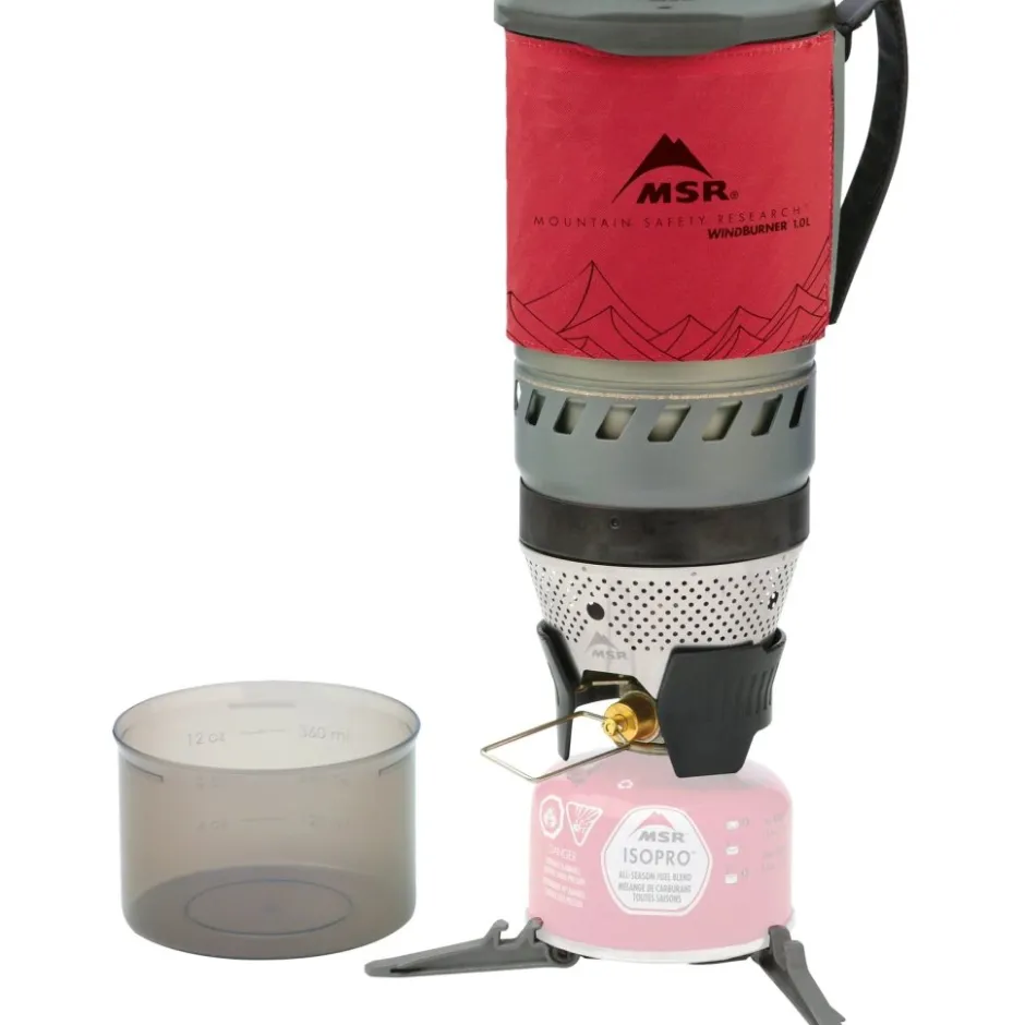 Kooktoestellen & Aanstekers < MSR WindBurner Personal Koker - 1,0 l - Rood