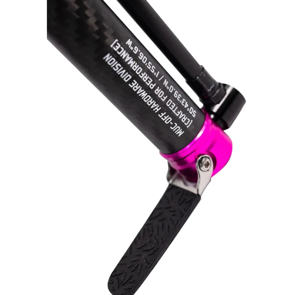 Muc-Off AirMach Carbon Luchtpomp - zwart/roze