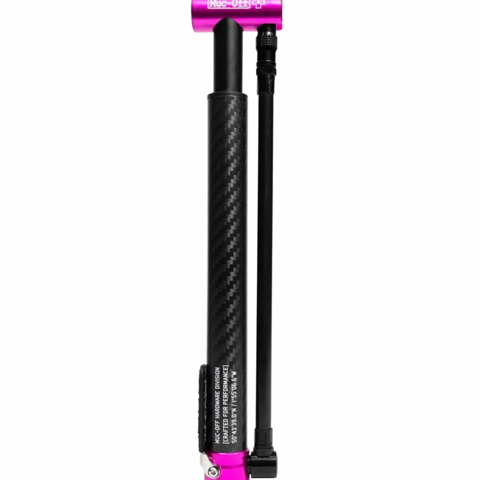 Muc-Off AirMach Carbon Luchtpomp - zwart/roze
