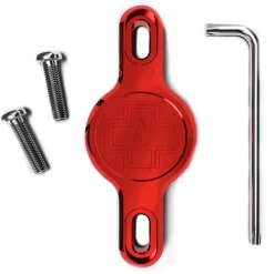 Gps Trackers En Alarm < Muc-Off Beugel voor AirTag - Secure Tag Holder 2.0 - rood