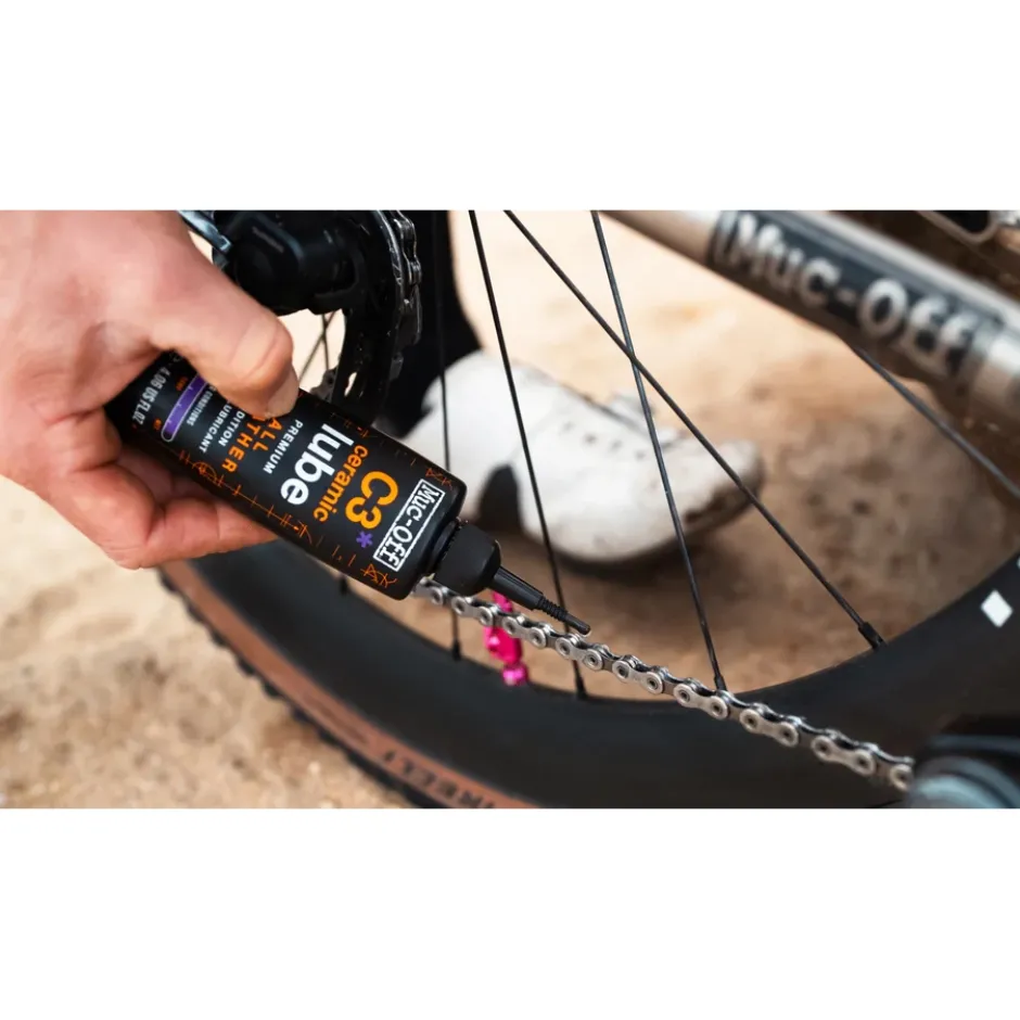 Smeermiddelen|Gereedschap En Onderhoud < Muc-Off C3 All Weather Ceramic Lube Kettingolie - 120ml