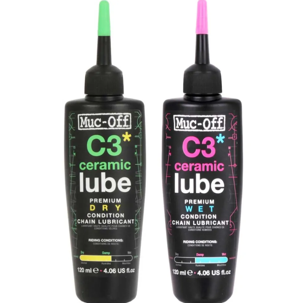 Muc-Off C3 Ceramic Dry & Wet Lube 2x120ml