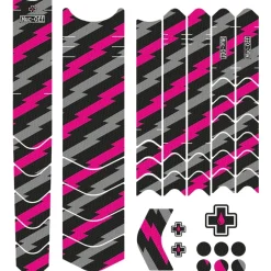 Muc-Off Frame Protection Kit E-MTB - bolt/pink