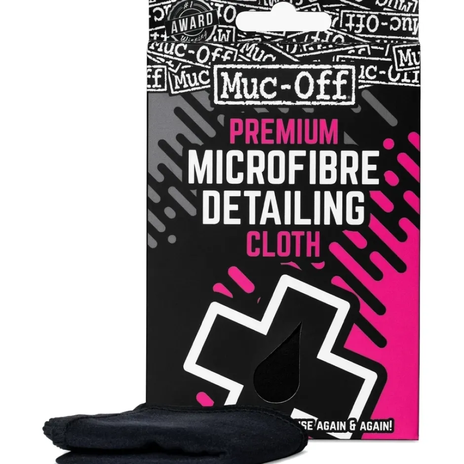 Gereedschap En Onderhoud|Reinigers < Muc-Off Premium Microfibre Detailing Cloth - black