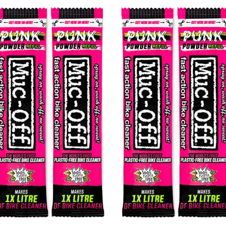 Gereedschap En Onderhoud|Reinigers < Muc-Off Punk Powder Bike Cleaner (4 Pack) - pink