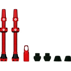 Muc-Off Tubeless Valve Kit V2 Universal - red