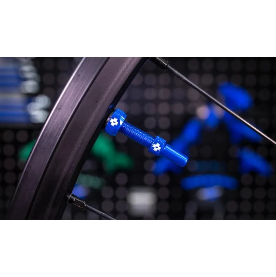 Banden Accessoires En Tubeless|Gereedschap En Onderhoud < Muc-Off Tubeless Valve Kit V2 Universal - gold