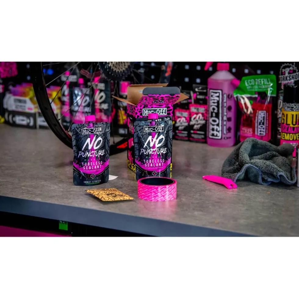 Muc-Off Ultimate Tubeless Setup Kit - Road/Gravel/CX (60mm / 10m x 21mm)