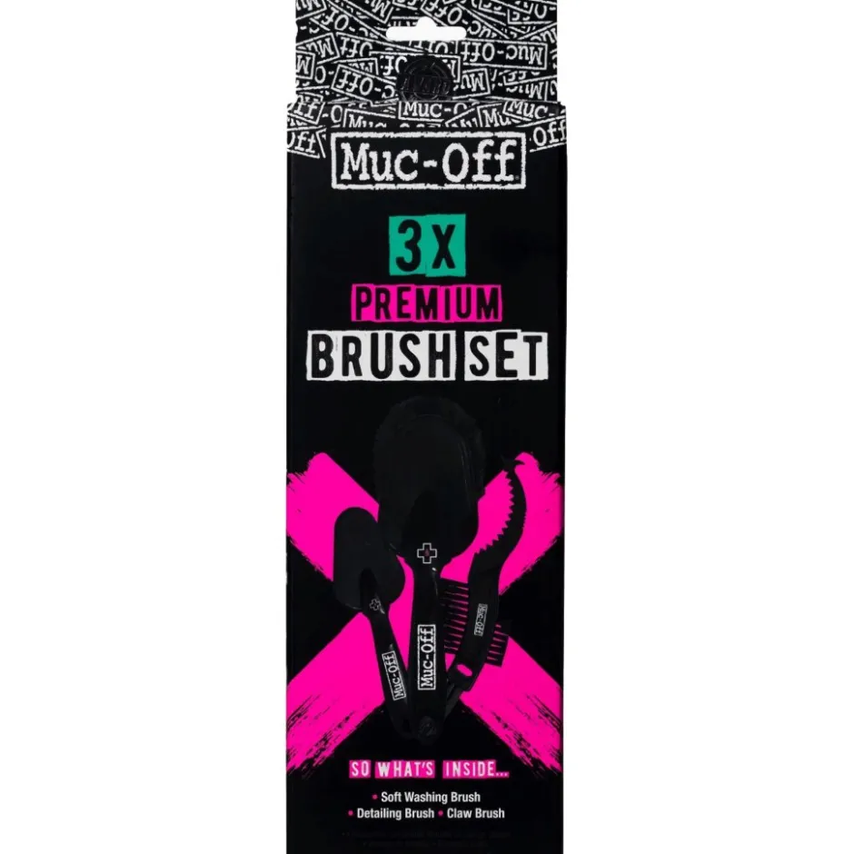 Gereedschap En Onderhoud|Reinigers < Muc-Off 3x Premium Brush Kit
