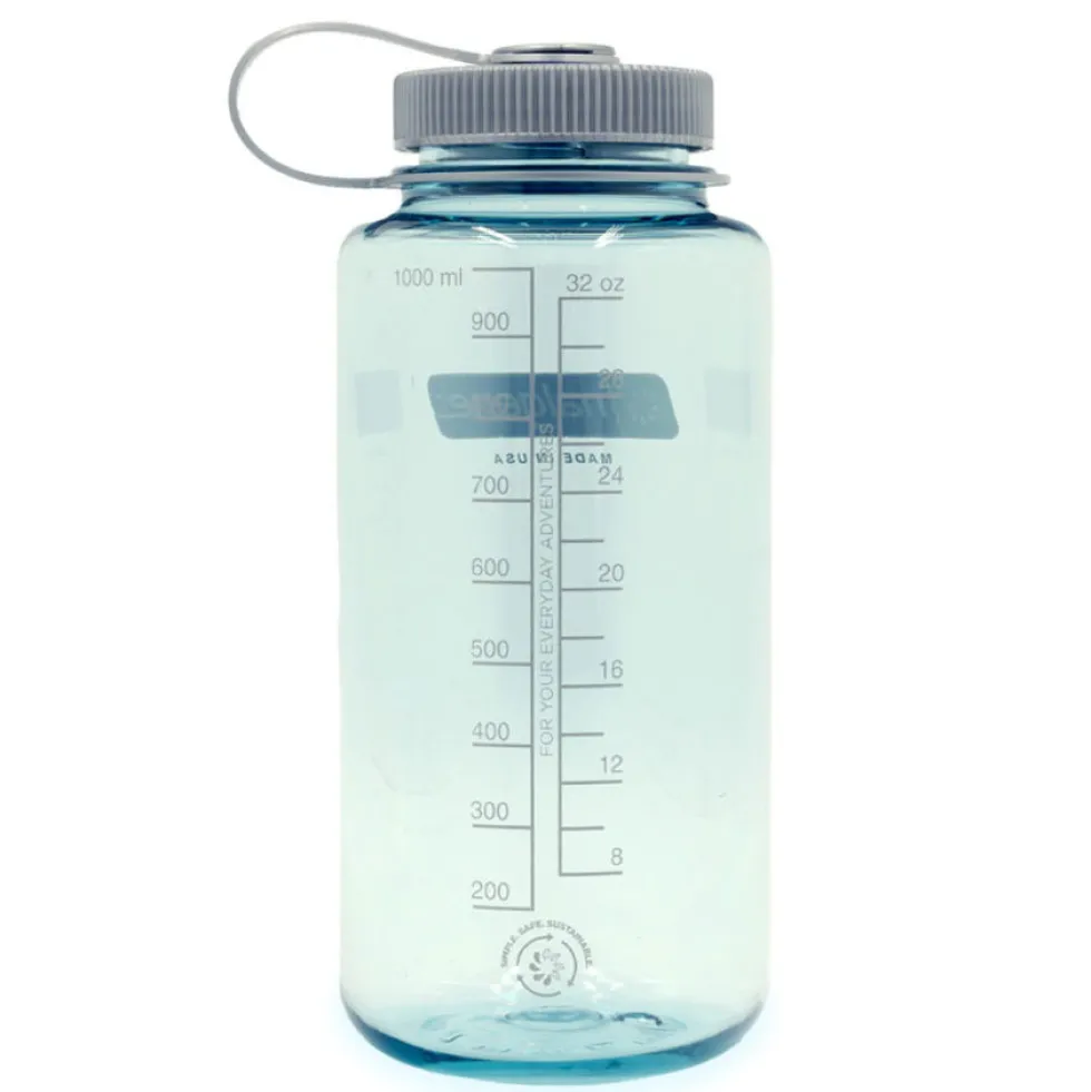 Nalgene Wide Mouth Sustain Drinkfles - 1L - seafoam