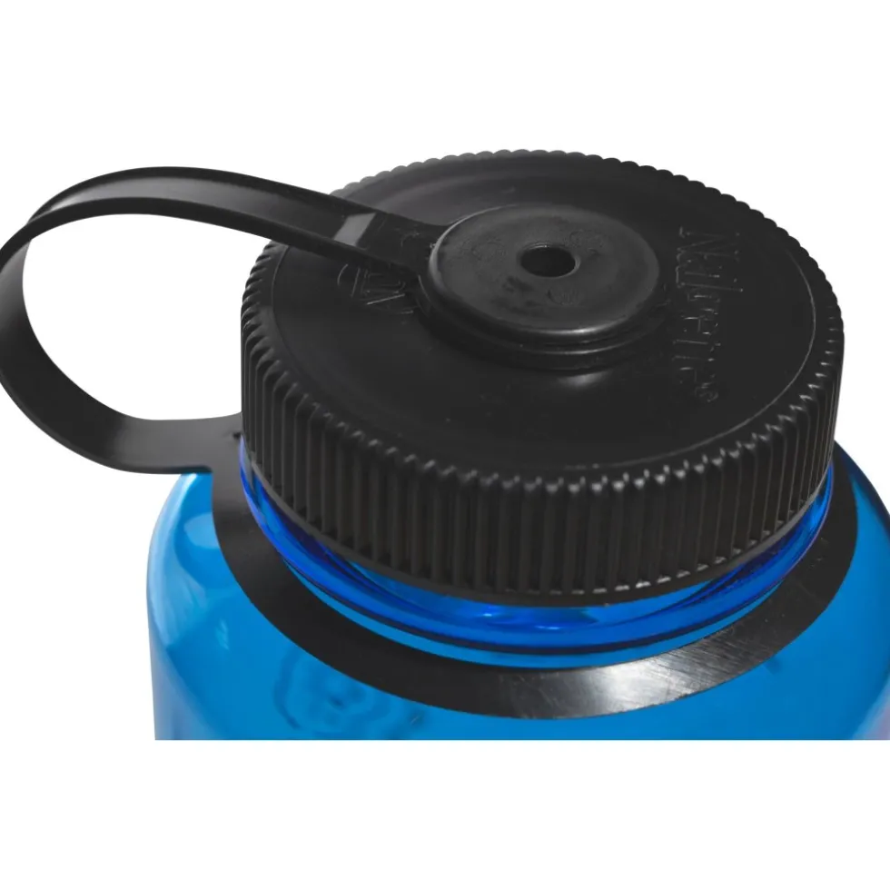 Nalgene Wide Mouth Sustain Drinkfles - 1L - blauw