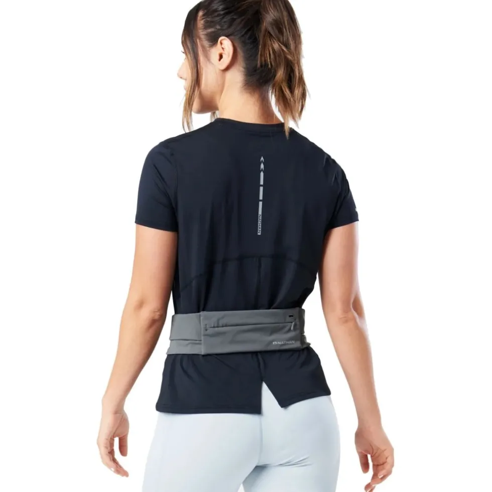 Nathan Sports Adjustable Fit Zipster 2.0 Hüfttasche Heuptas - Gravity Grey