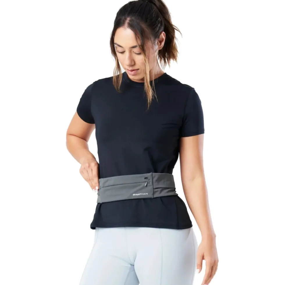 Nathan Sports Adjustable Fit Zipster 2.0 Hüfttasche Heuptas - Gravity Grey