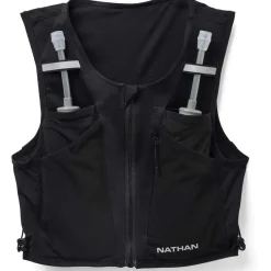 Nathan Sports AeroZip Hardloopvest dames - 1L - black/reflective silver