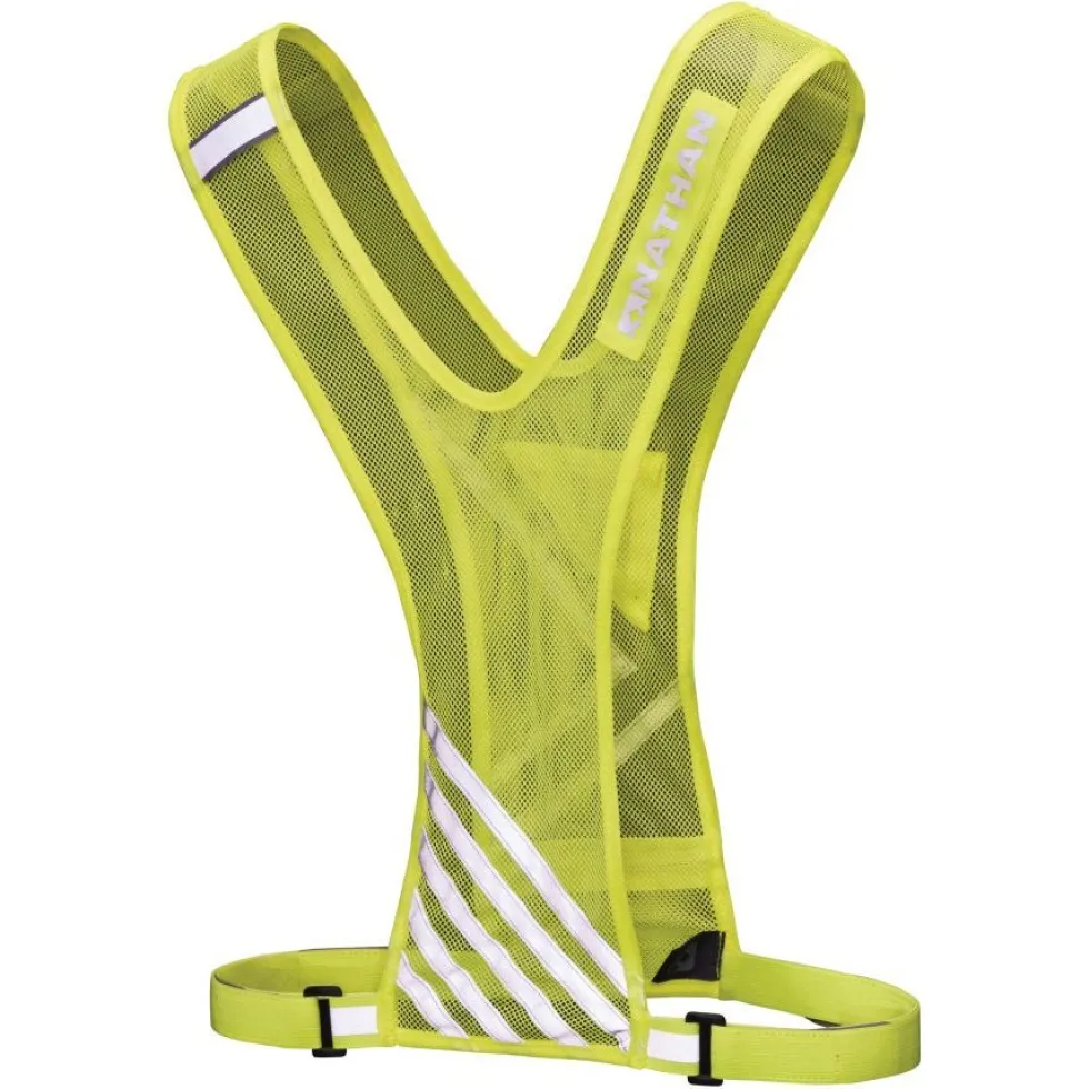 Nathan Sports Bandolier Veiligheidsvest - safety yellow