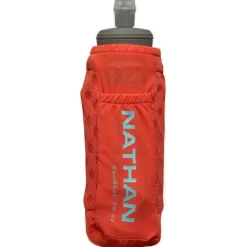 Nathan Sports ExoShot 2.0 14oz/420ml Handfles - tigerlily / angel blue