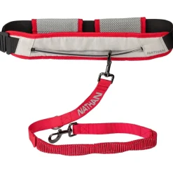 Nathan Sports K9 Runner's heupriem met riem - Vapor Blue/Lollipop