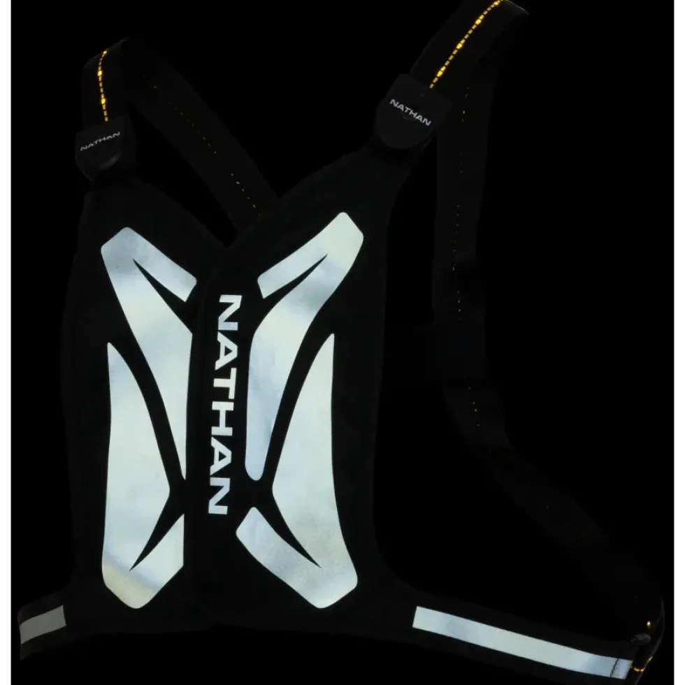 Nathan Sports Laser Light Web RX Veiligheidsvest - black / high vis yellow