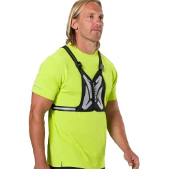 Nathan Sports Laser Light Web RX Veiligheidsvest - black / high vis yellow