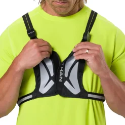 Nathan Sports Laser Light Web RX Veiligheidsvest - black / high vis yellow