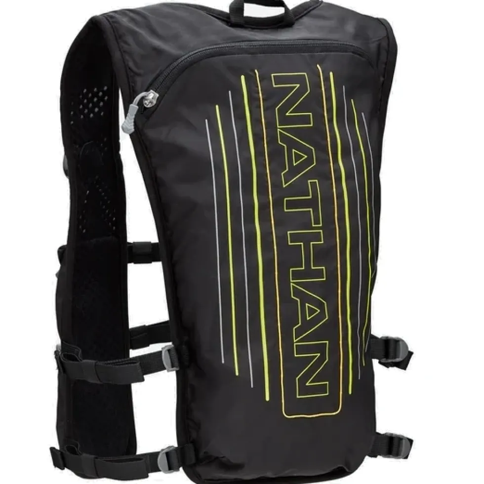 Nathan Sports Laser Light 3L Drinkrugzak - black / high vis yellow