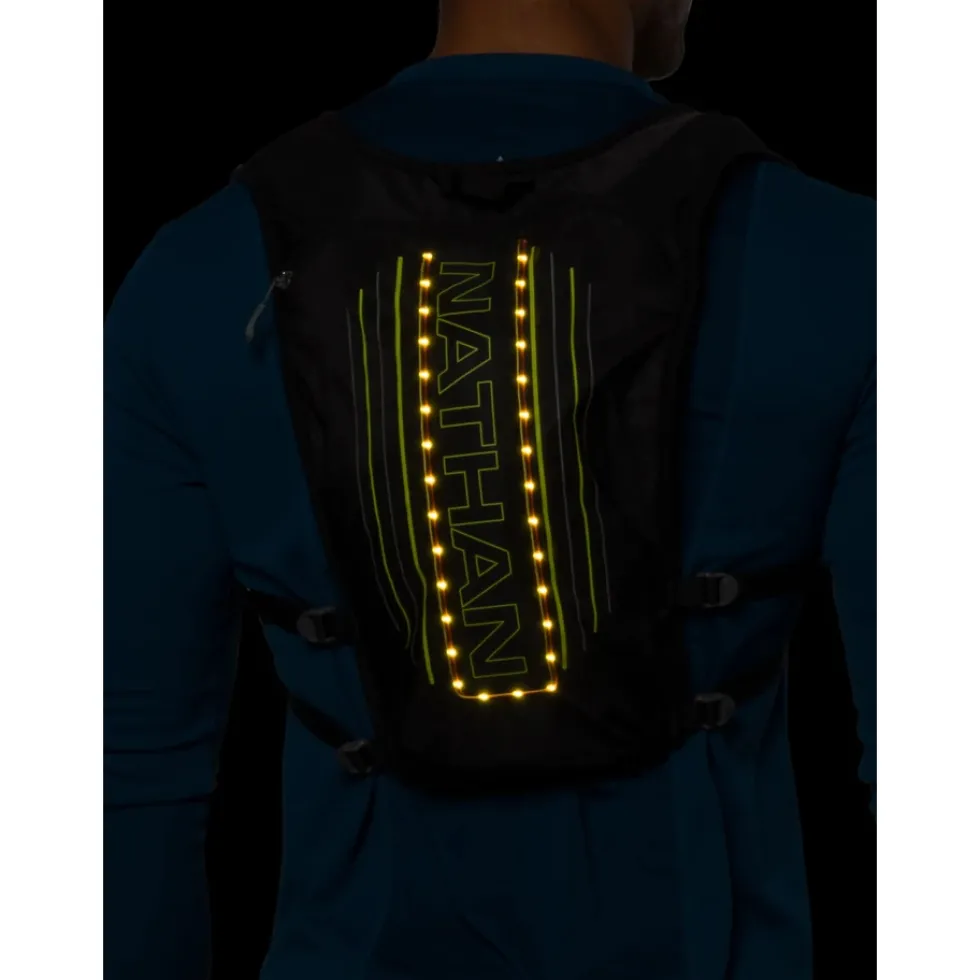 Nathan Sports Laser Light 3L Drinkrugzak - black / high vis yellow