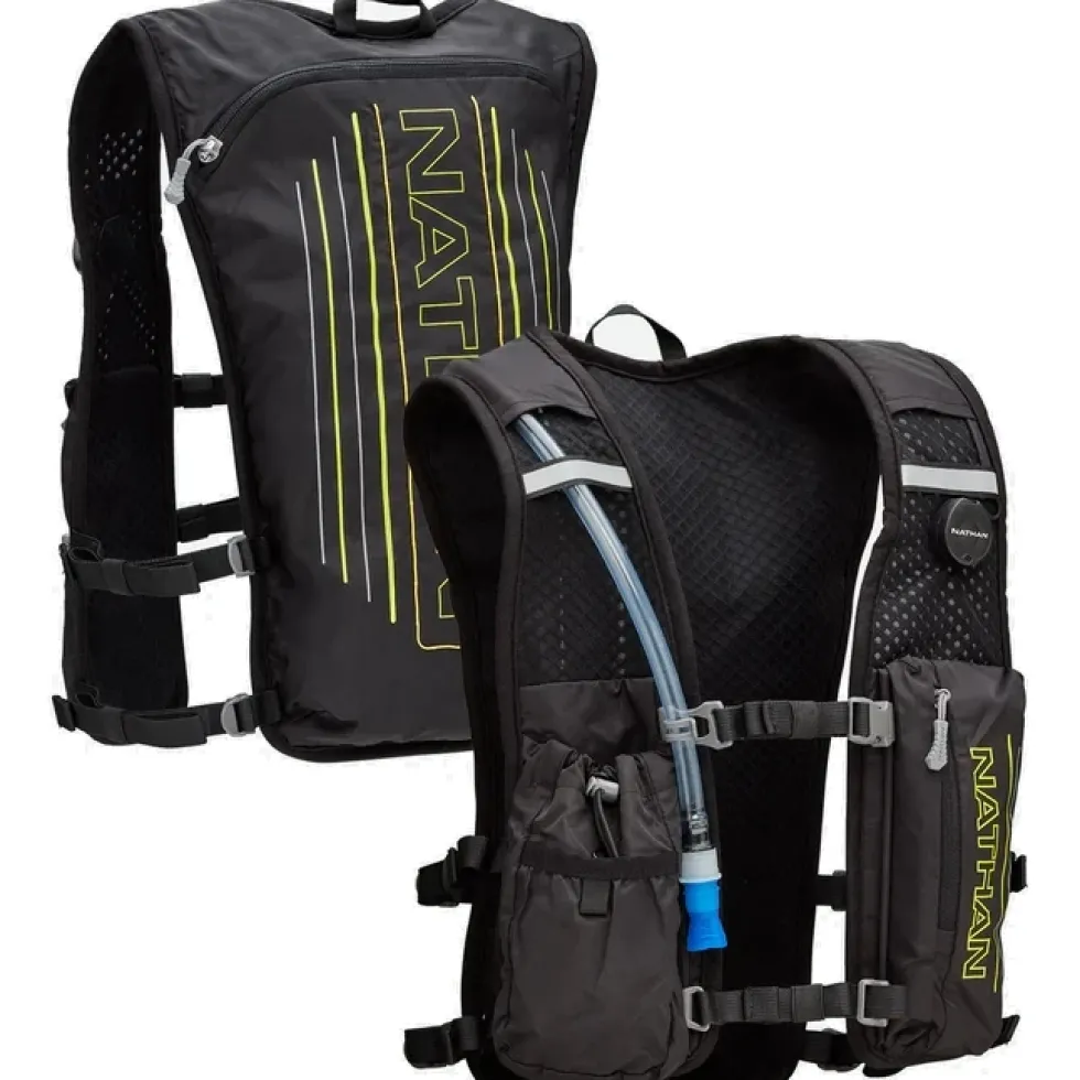 Nathan Sports Laser Light 3L Drinkrugzak - black / high vis yellow