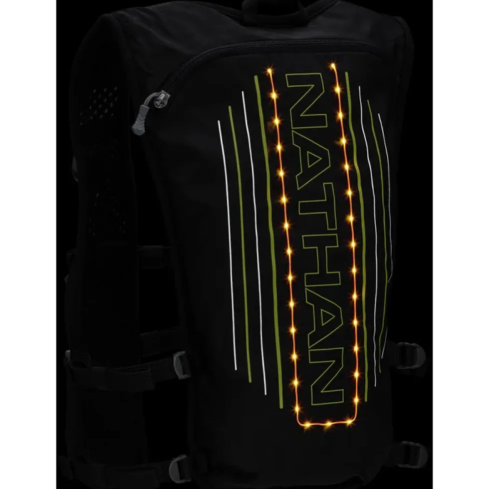 Nathan Sports Laser Light 3L Drinkrugzak - black / high vis yellow