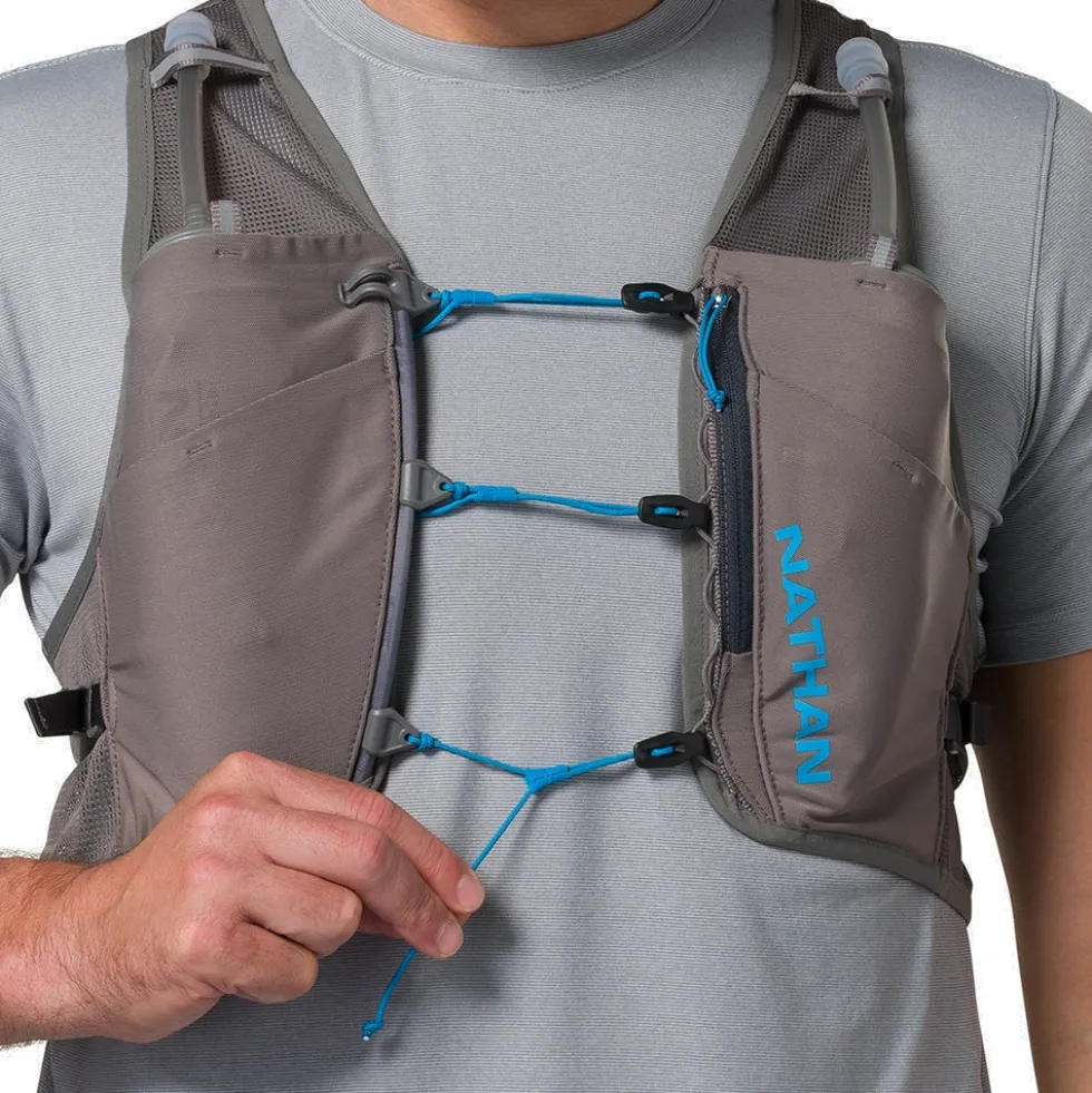 Nathan Sports Pinnacle Breeze Hydratatievest - 4L - Charcoal / Electric Blue