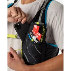Nathan Sports Pinnacle 4L Hardloop-Vest - black / finish lime