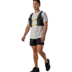Nathan Sports Pinnacle 4L Hardloop-Vest - black / finish lime