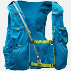 Nathan Sports Pinnacle 12L Hardloop-Vest - Blue Me Away/Finish Lime