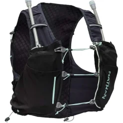 Nathan Sports Pinnacle Pro Hardloopvest dames - 6L - black/surf spray