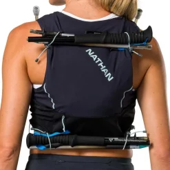 Nathan Sports Pinnacle Pro Hardloopvest dames - 6L - black/surf spray