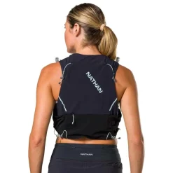 Nathan Sports Pinnacle Pro Hardloopvest dames - 6L - black/surf spray