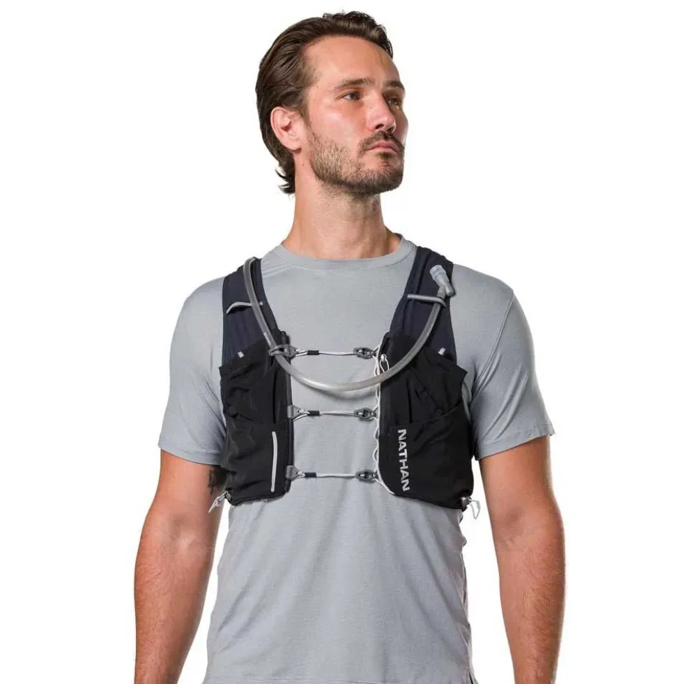 Nathan Sports Pinnacle Pro Hydratatie Race Vest - 12L - black/reflective silver