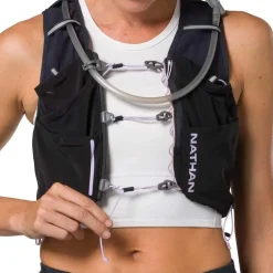 Nathan Sports Pinnacle Pro Hardloopvest dames - 12L - black/lilac breeze