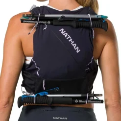 Nathan Sports Pinnacle Pro Hardloopvest dames - 12L - black/lilac breeze