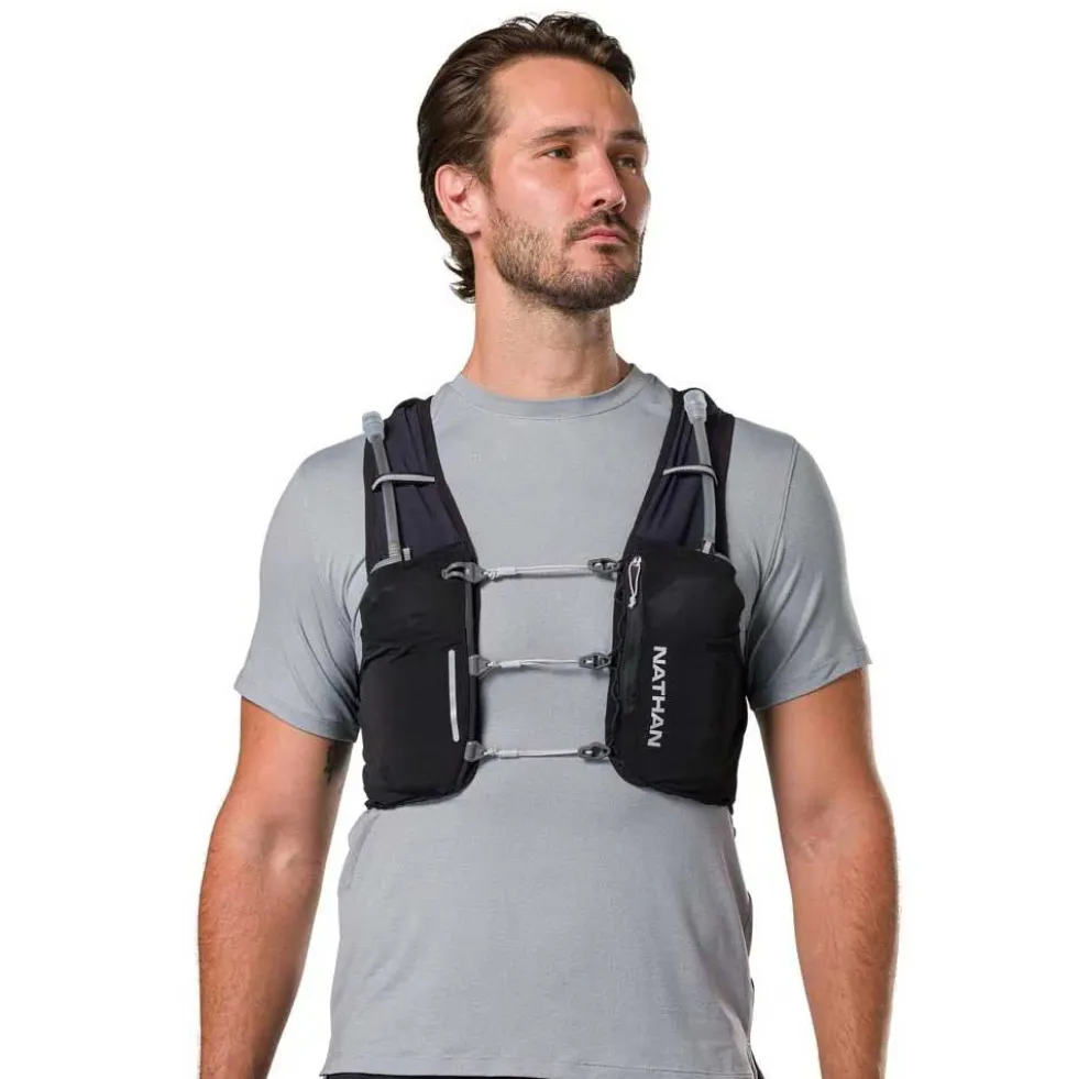 Nathan Sports Pinnacle Pro Hydratatie Vest - 6L - black/reflective silver