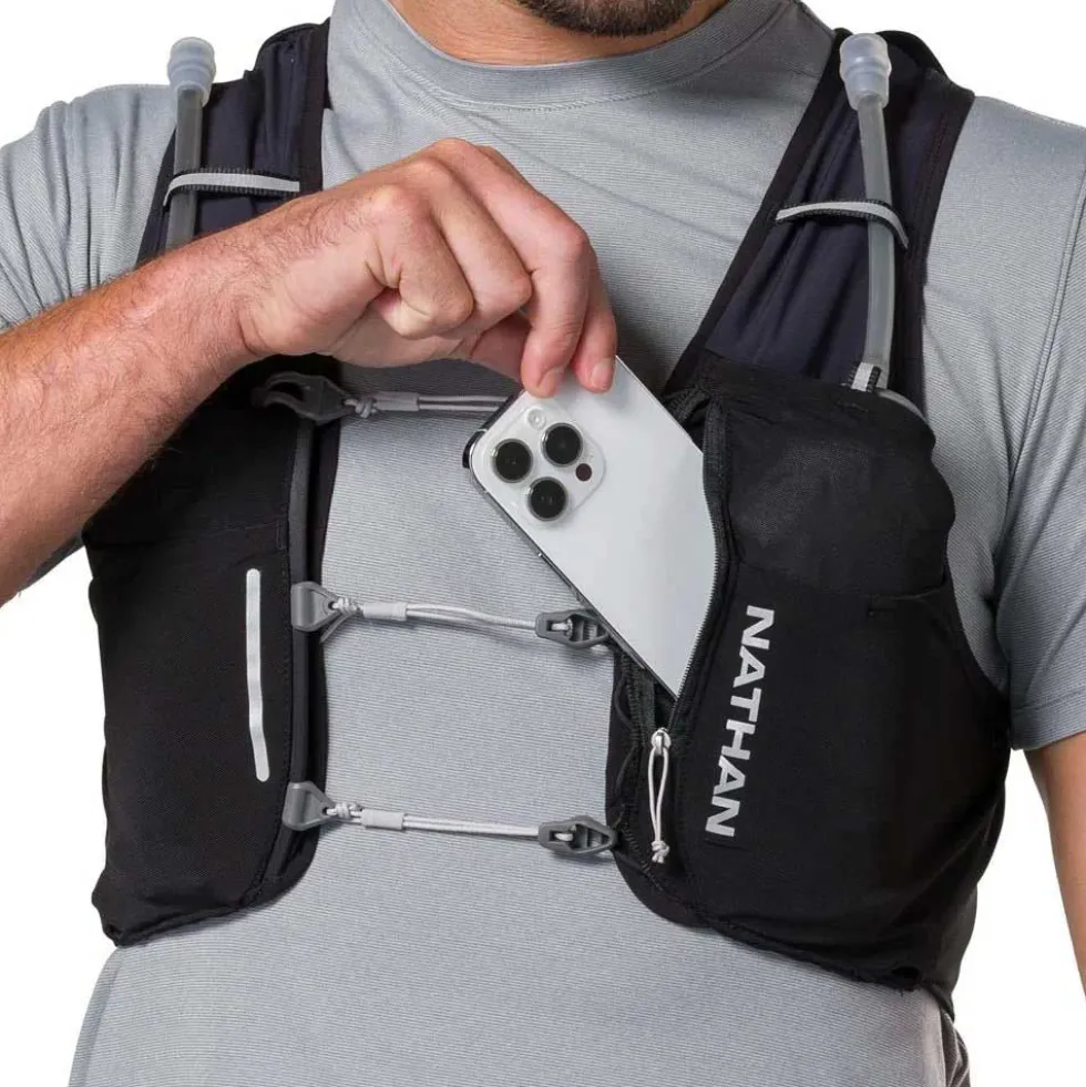 Nathan Sports Pinnacle Pro Hydratatie Vest - 6L - black/reflective silver