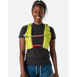 Nathan Sports Pinnacle Series Vapor 12L Hydration Race Vest Woman - Finish Lime/Hibiscus