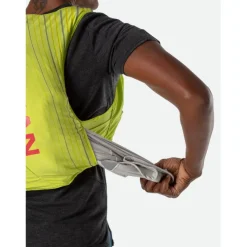 Nathan Sports Pinnacle Series Vapor 12L Hydration Race Vest Woman - Finish Lime/Hibiscus