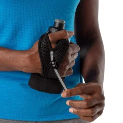 Nathan Sports Quick Squeeze Lite Handheld drinkfles 355ml - black/marine blue