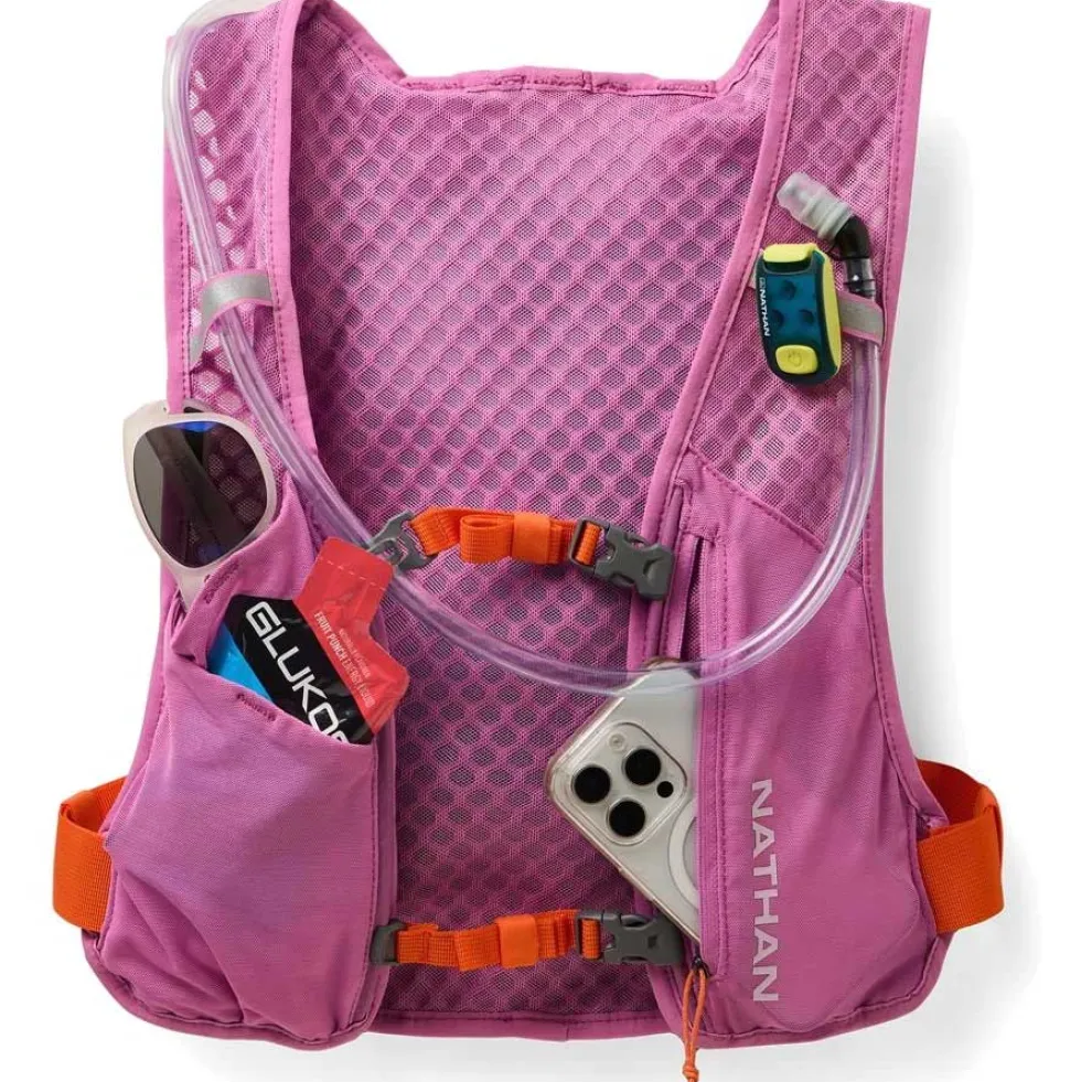 Nathan Sports Quick Start 3.0 Hydratatievest - 4 liter - fuchsia/orange blaze